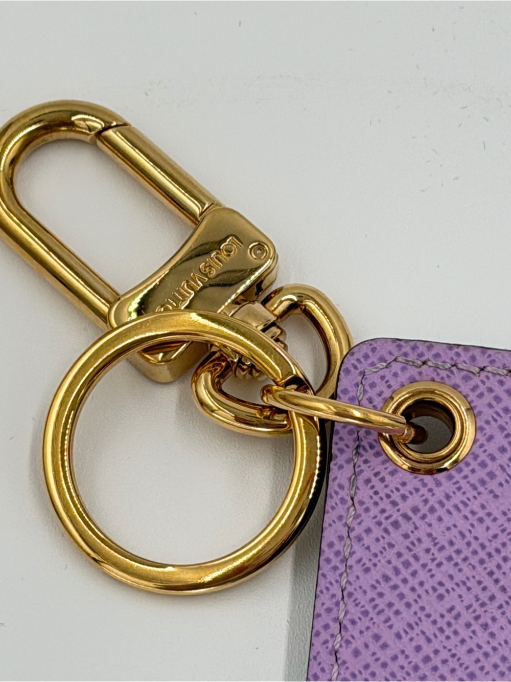 Rare Limited Edition Damier Canvas Illustre Key Holder/Bag Charm Full Set w/COA - Picture 9 of 15